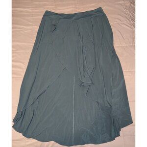 Halara Breezeful High Waisted High/Low Flowy Maxi Skirt - Size 3x - NWT - Blue